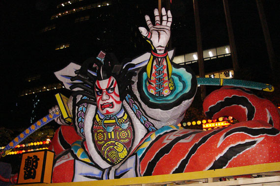 ‘2010서울세계등축제’ 일본 초청등(고쇼가와라 다치네푸타. Dachineputa, Gosyogaqara).  ⓒ김민자